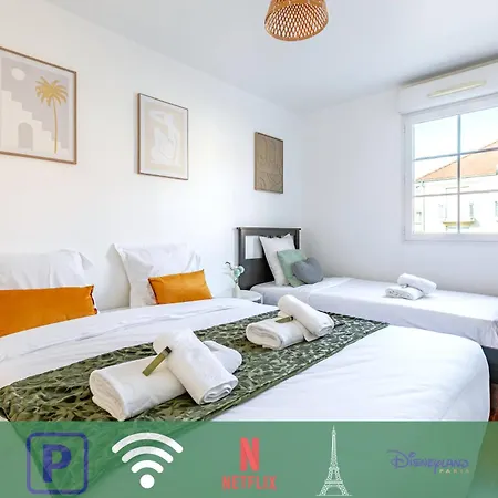 Spacieux T3 Confort - Paris & Disneyland Bussy-Saint-Georges